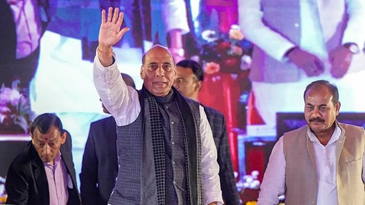 Rajnath Singh Accuses Congress of Polarizing North and South India