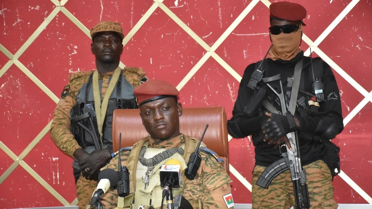 Captain Ibrahim Traoré Addresses Security Challenges in Burkina Faso's Cascades Region