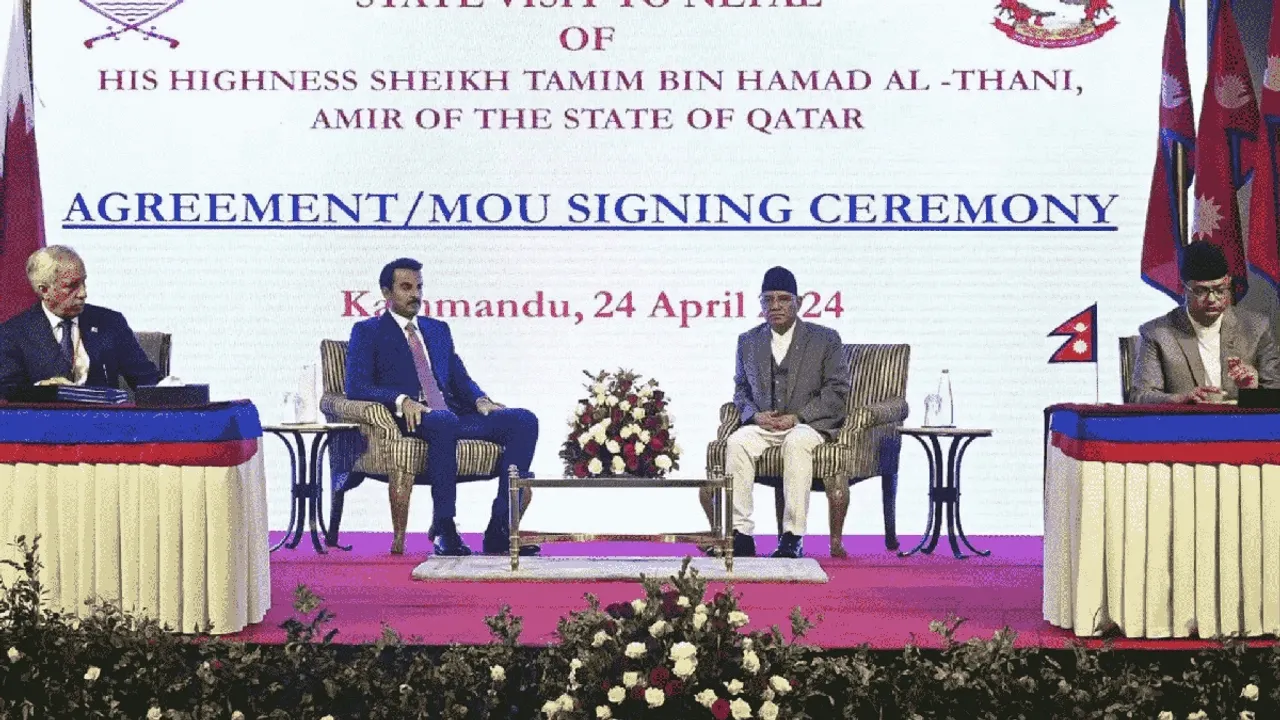 Nepal and Qatar Sign 6 MOUs, Elephant Gift Agreement Postponed