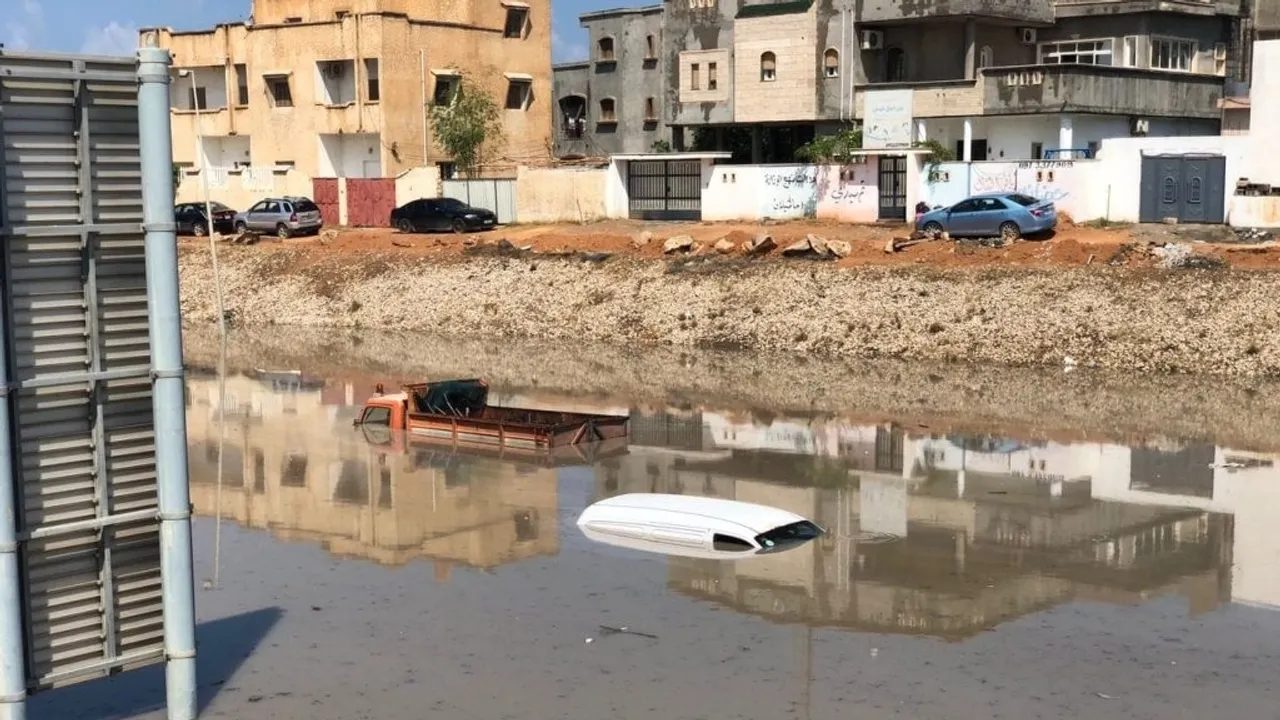 Tripoli Security Directorate Warns Drivers of Hazardous Weather Conditions
