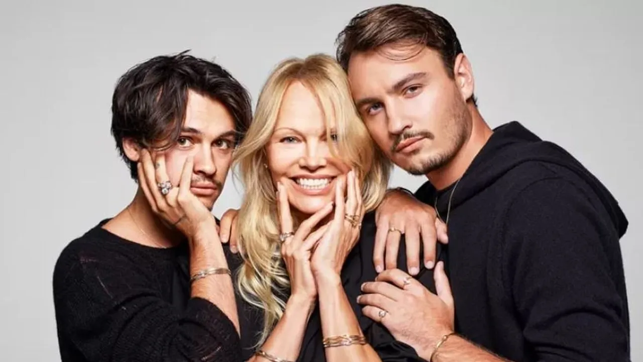 Pamela Anderson and Sons Showcase Love andLab-Grown Diamondsin Pandora Campaign