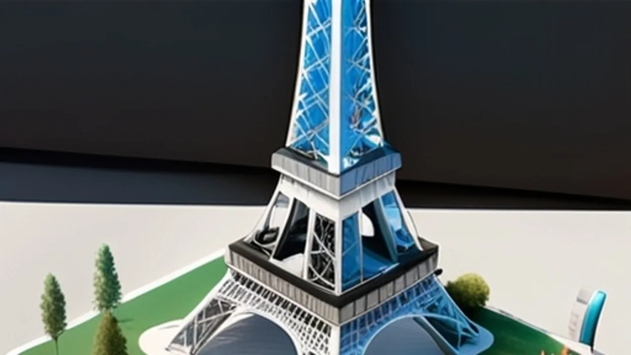 Paris 2024 Unveils Eiffel Tower-Inspired Podium Made from Recycled Plastic