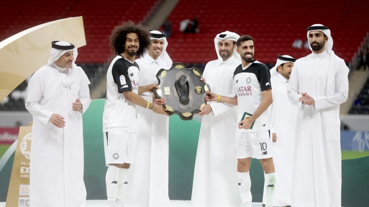 Al Sadd SC Wins 17th Qatar Stars League Title with Baghdad Bounedjah's Stellar Performance