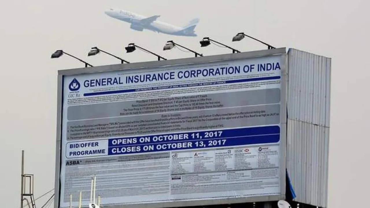 Indian Government Plans 10% Stake Sale in GIC Re by August 2024