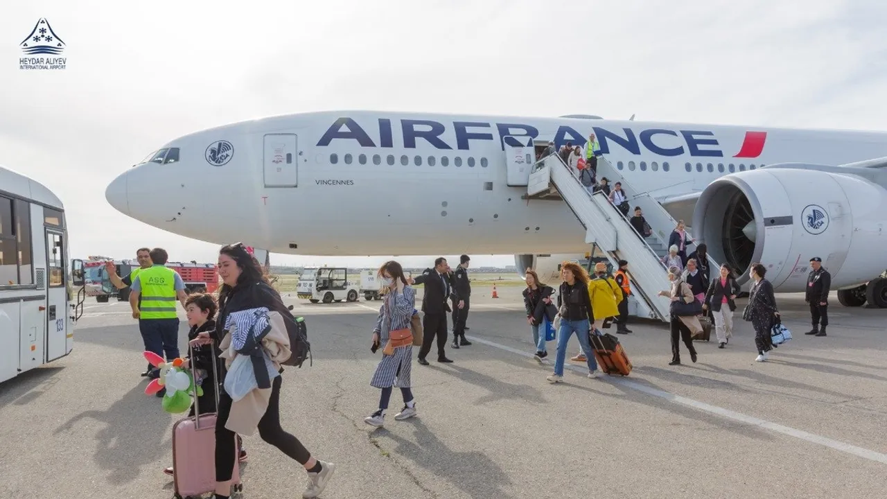 Air France Plane Makes Emergency Landing in Baku Due to Smoke on Board