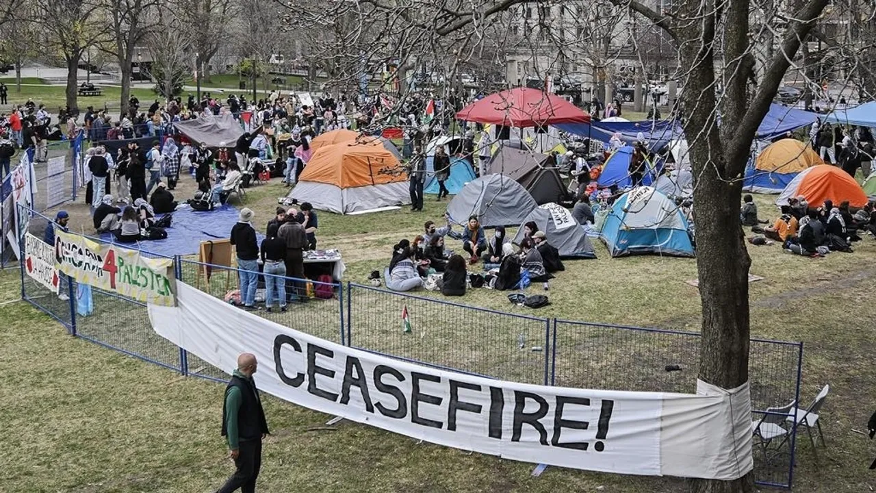 McGill University Students Continue Pro-Palestinian Encampment After Court Rejects Injunction