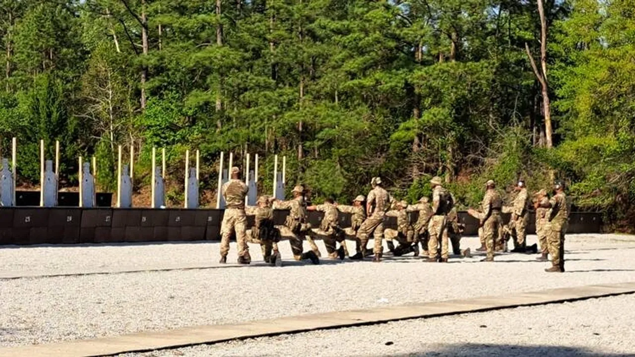 Falkland Islands Defence Force Trains with Caribbean Regiments at Camp Lejeune