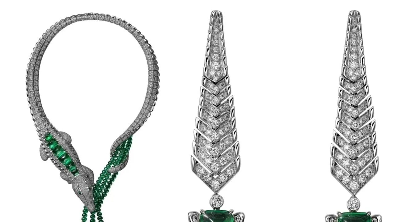 Cartier Showcases María Félix's Iconic Crocodile Necklace and Jewelry Collection