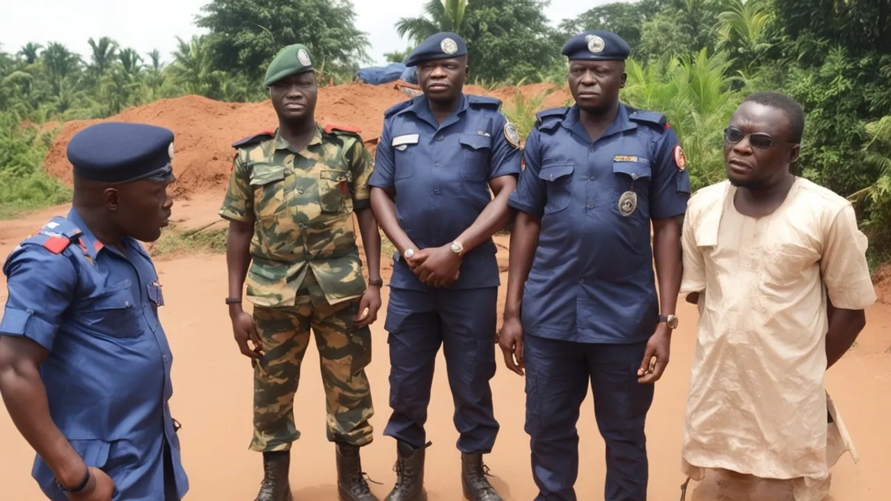 Anambra State NSCDC Apprehends Two Suspects for Illegal Mining Activities
