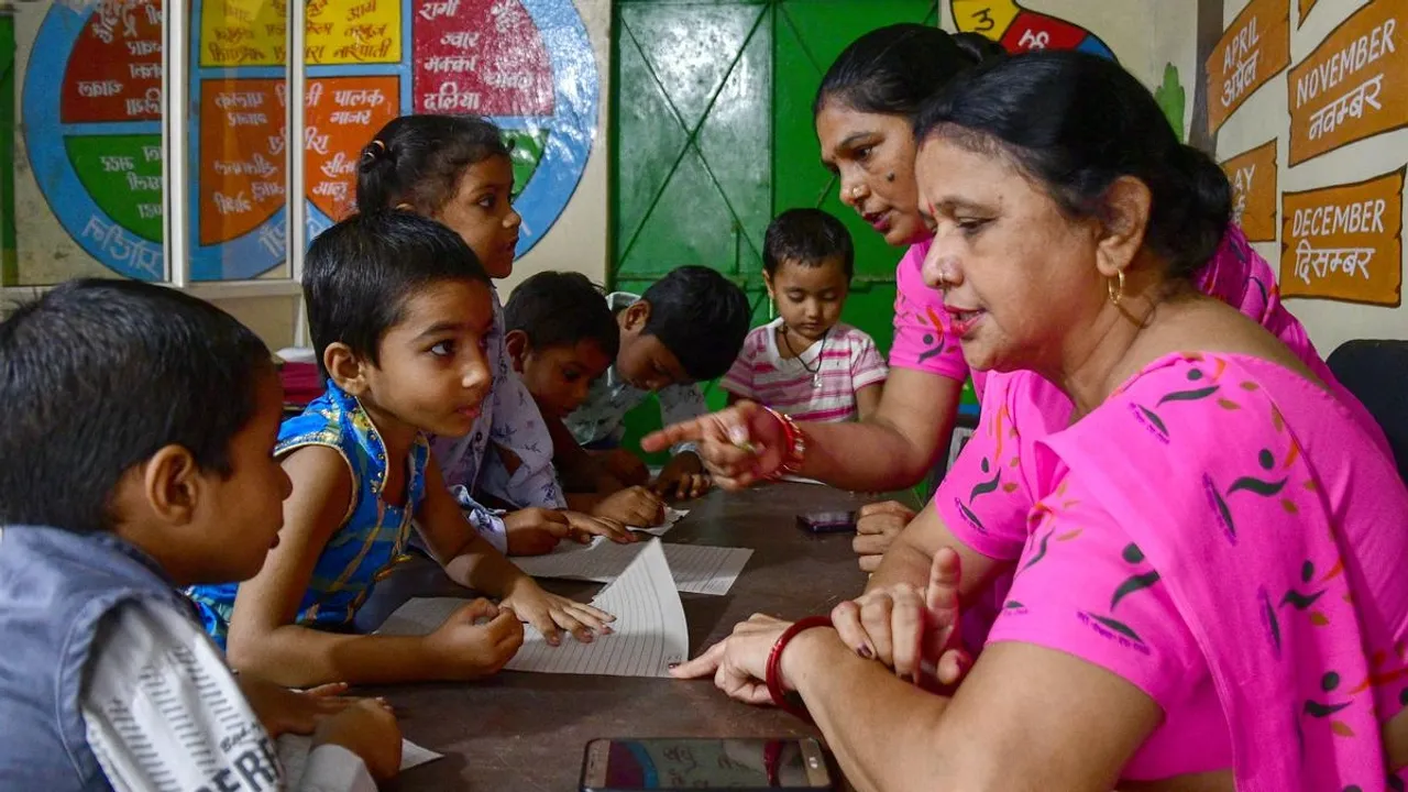 India Launches 'Aadharshila' Pre-School Curriculum for 14 Lakh Anganwadis