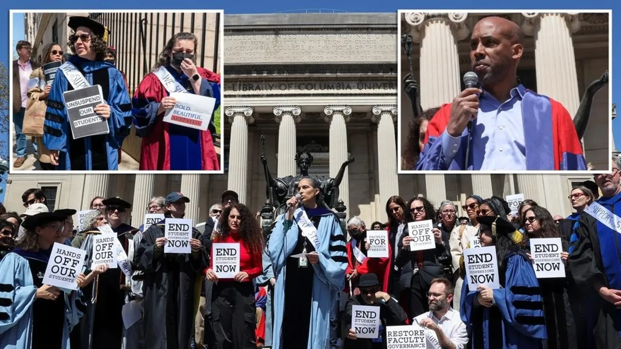 Columbia University Professors Face Backlash for Supporting Anti-Israel Protests