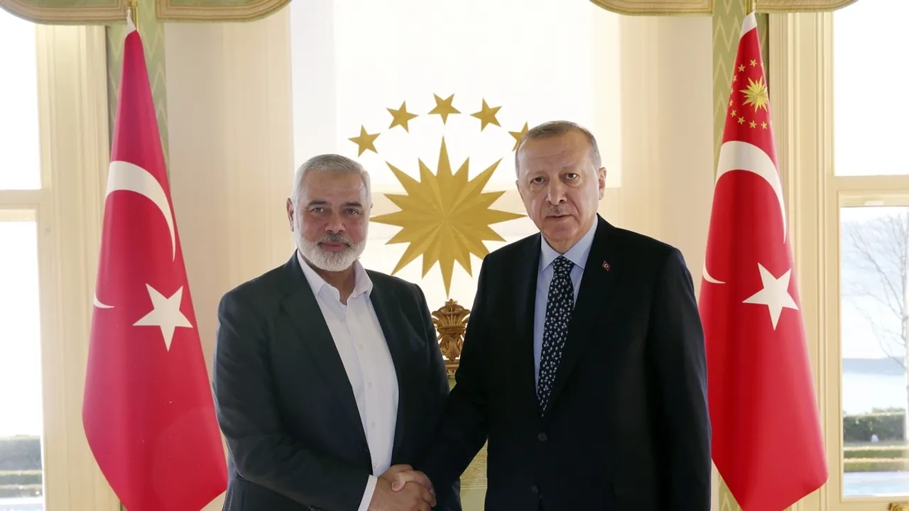 Hamas Leader Haniyeh to Meet with Turkey's Erdogan Amid Heightened Middle East Tensions