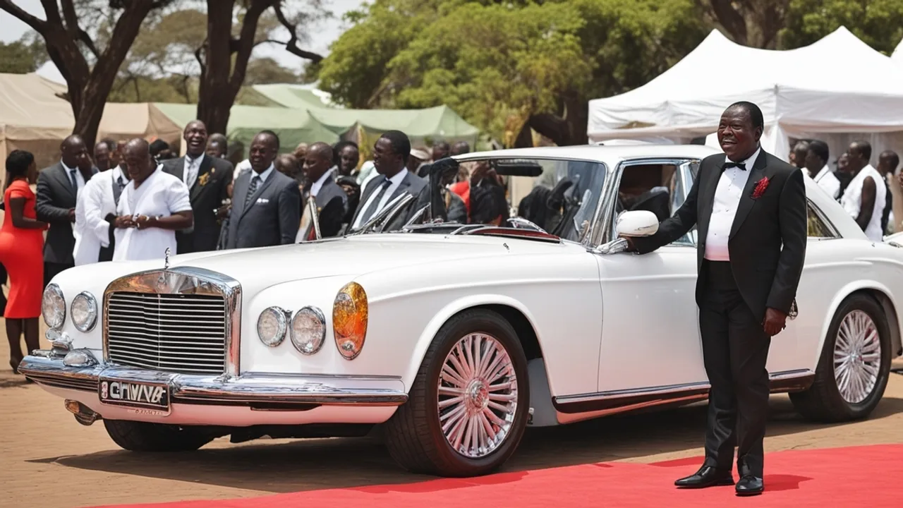 Zimbabwean Businessman Wicknell Chivayo Gifts Luxury Cars to Celebrities and Supporters