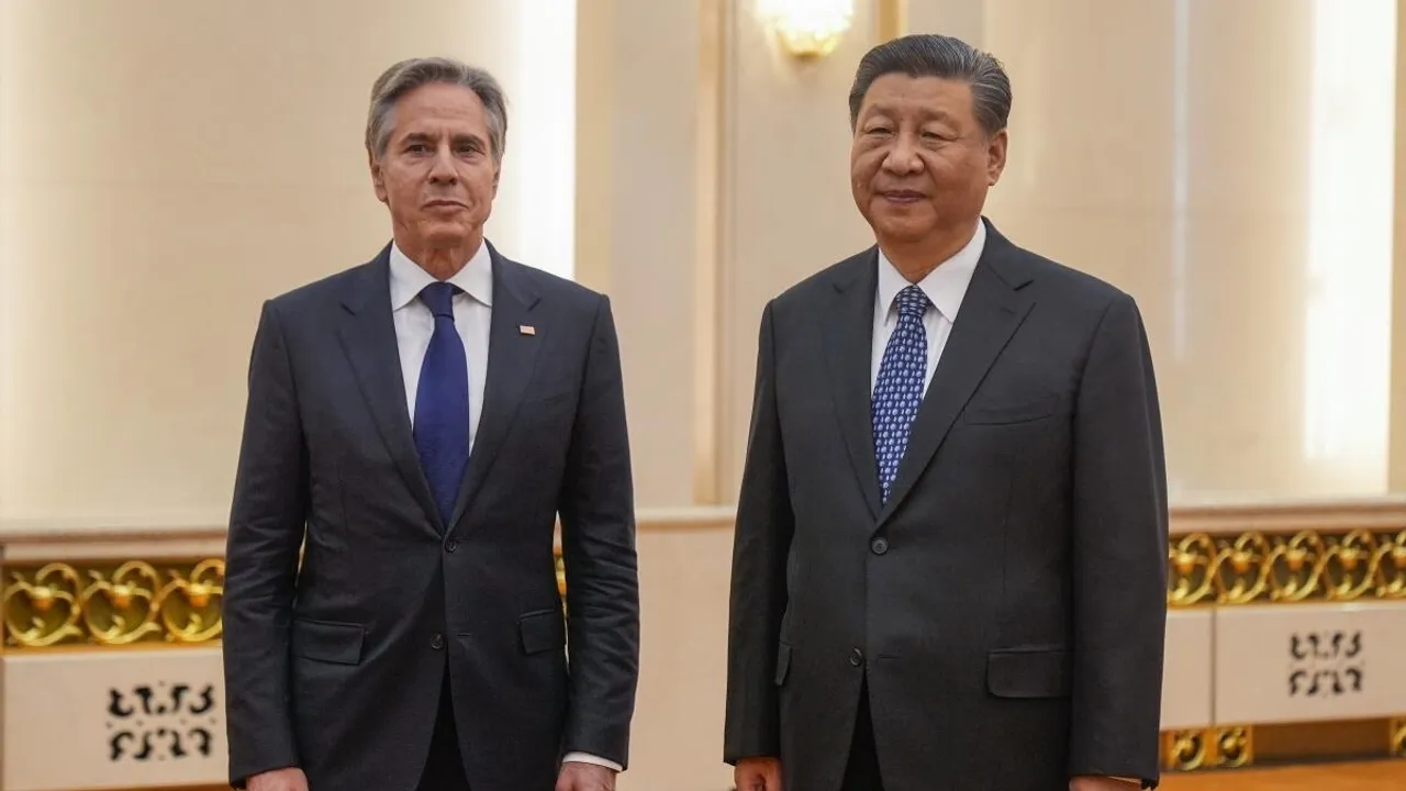Xi Jinping Meets Antony Blinken in Beijing, Marking 45 Years of China-US Relations