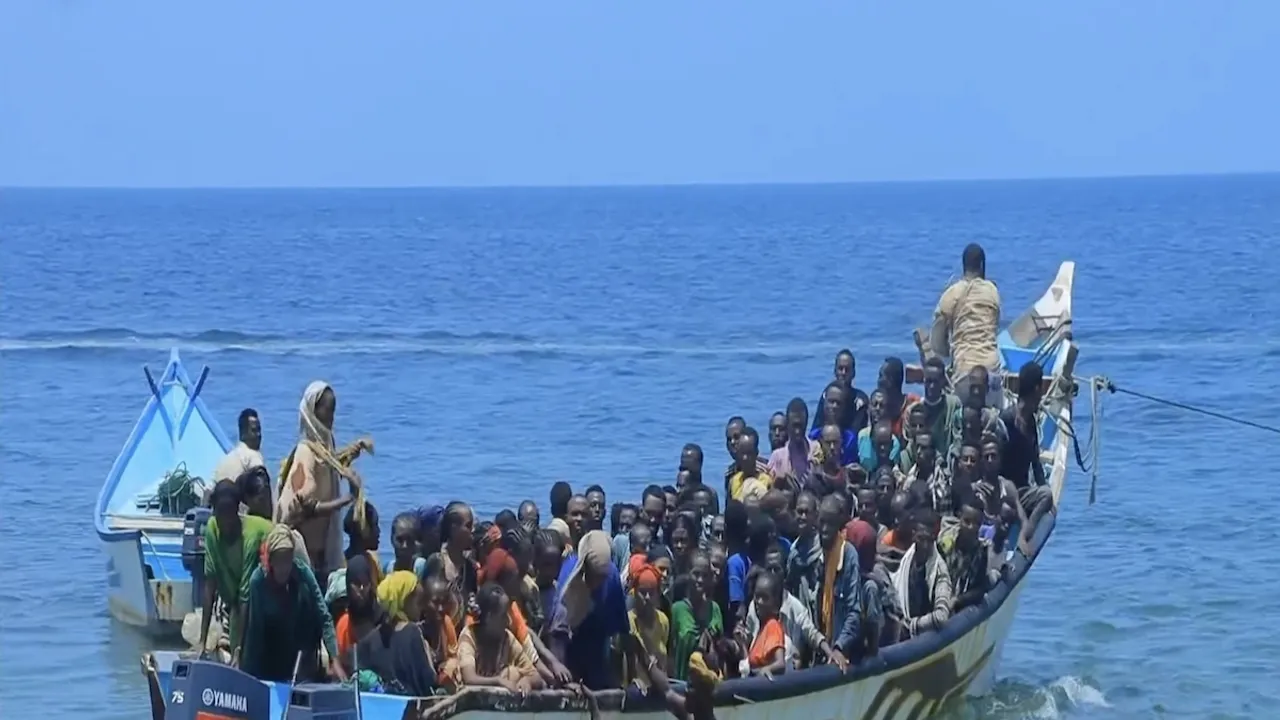 Somaliland Coast Guard Arrests 170 Ethiopian Human Trafficking Victims