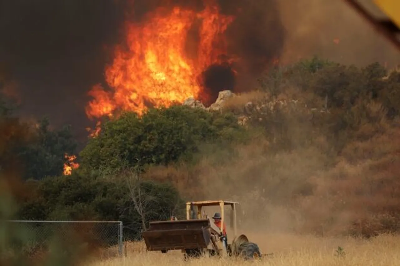 Firefighters across California are grappling with multiple wildfires that have burned 90,000 acres. 