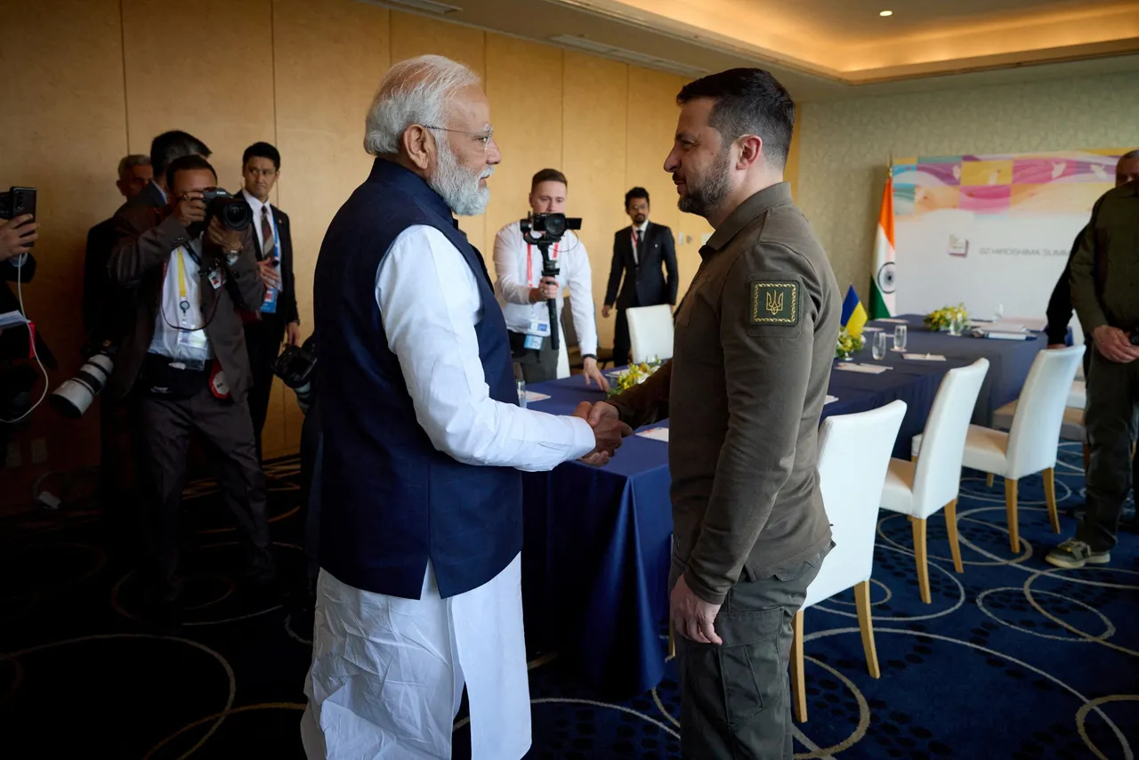 Modi and Zelensky held a constructive meeting at the G7 summit. 