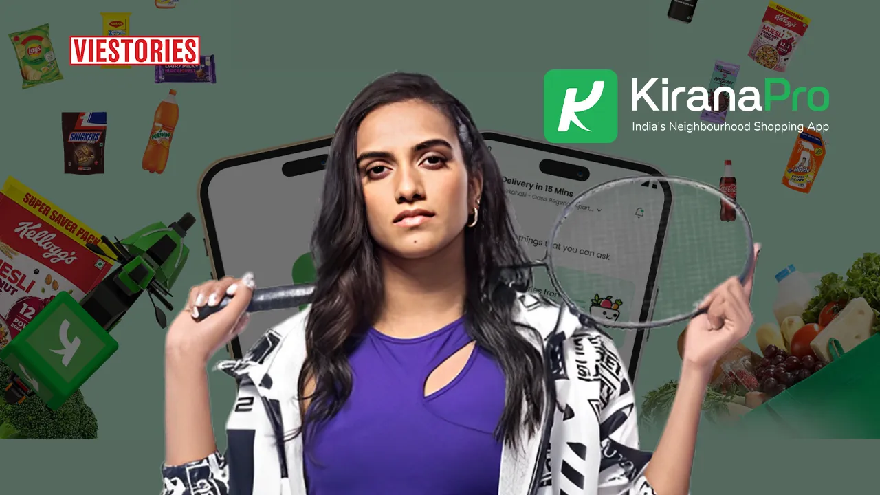 PV Sindhu Signs on as both Investor and Brand Ambassador for KiranaPro