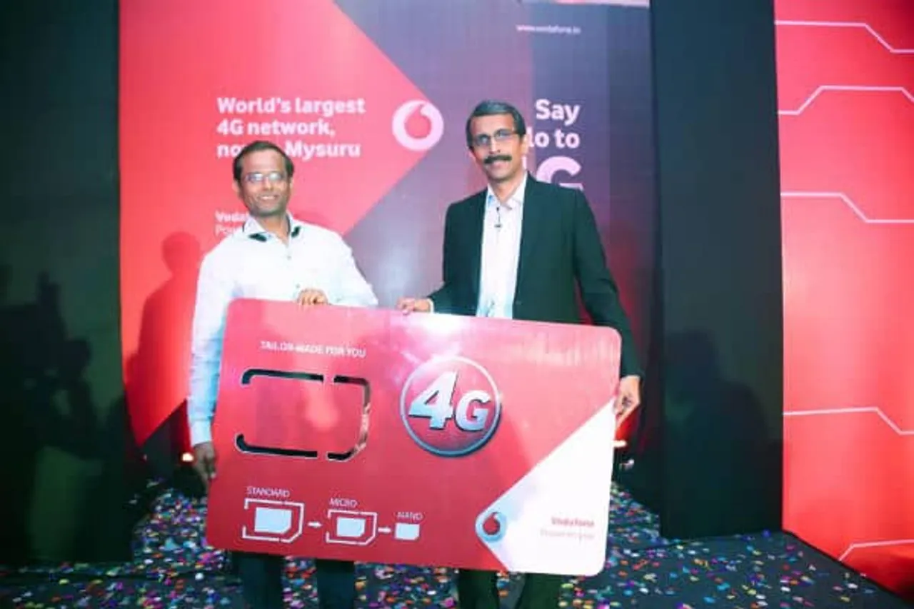 Vodafone launches 4G network in Karnataka's Mysuru