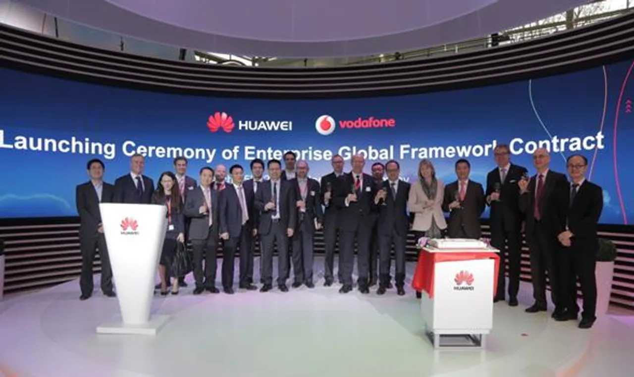 Huawei signed a new global framework agreement with Vodafone