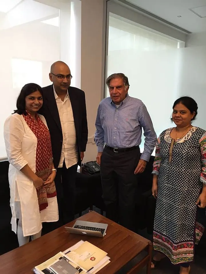 MUrgency Team with Mr. Ratan Tata