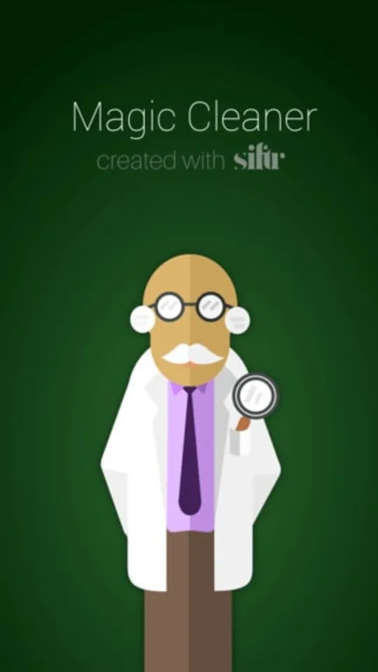 Siftr Magic cleaning app