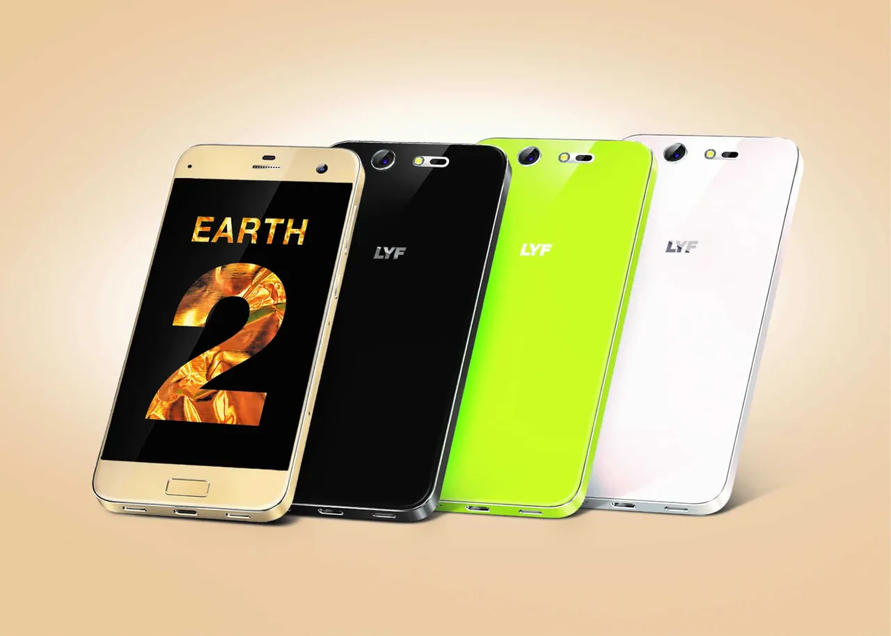 LYF Earth Smartphone range