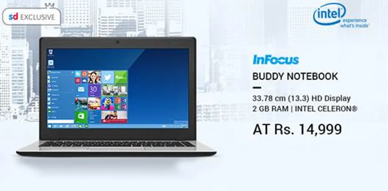 InFocus Buddy Notebook exclusively available on Snapdeal