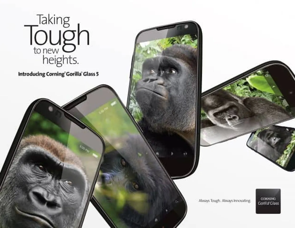 Corning unveils Corning Gorilla Glass 5