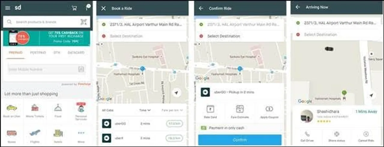 Snapdeal partners with Uber