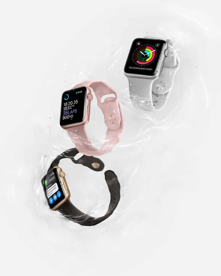 apple watch up water