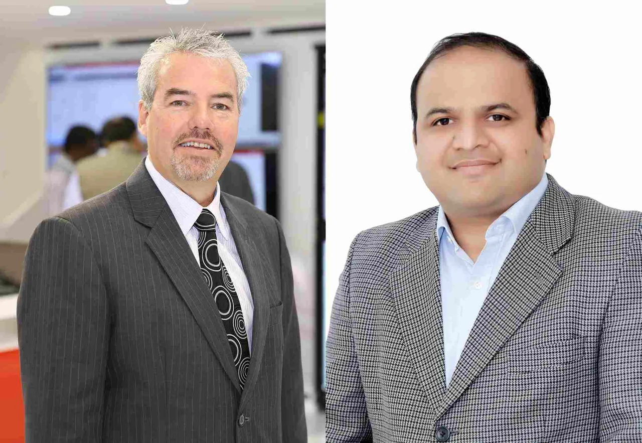 (L) Jean Turgeaon, VP & Chief Technologist Software Defined Architecture, Worldwide Sales, Avaya; and (R) Vishal Agrawal, MD-India & SAARC, Avaya India