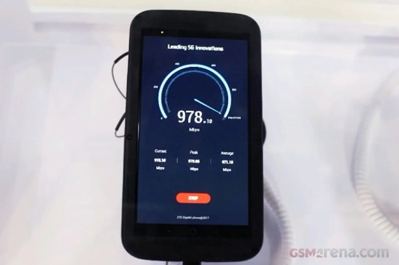 ZTE unveils Gigabit phone with download speeds reaching up to Gbps