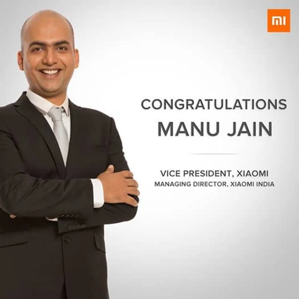 Xiaomi prommotes India head Manu Kumar Jain as global vice president