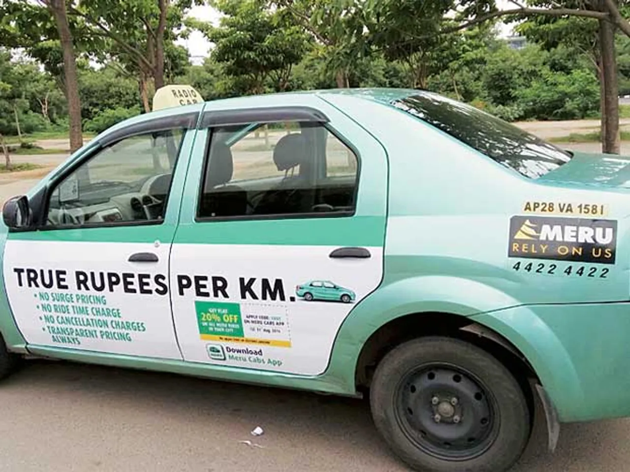 Meru Cabs are now available on Google Maps