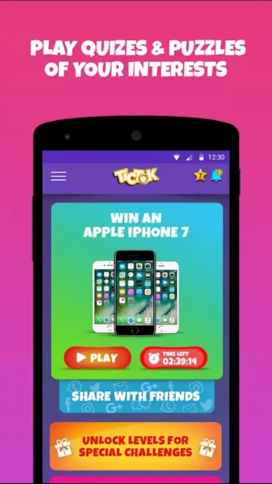 Gamers, win an iPhone 7 and more, by solving trivia on TicTok Games app