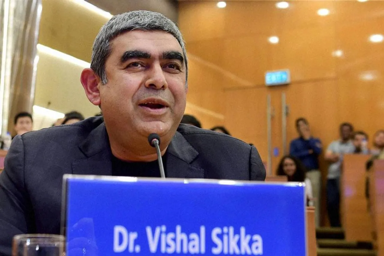Dr. Vishal Sikka in infosys office