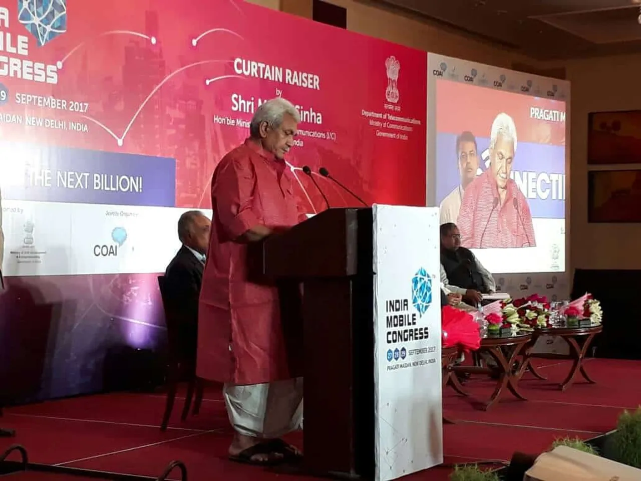 India Mobile Congress will be biggest event of telecom industry: Manoj Sinha