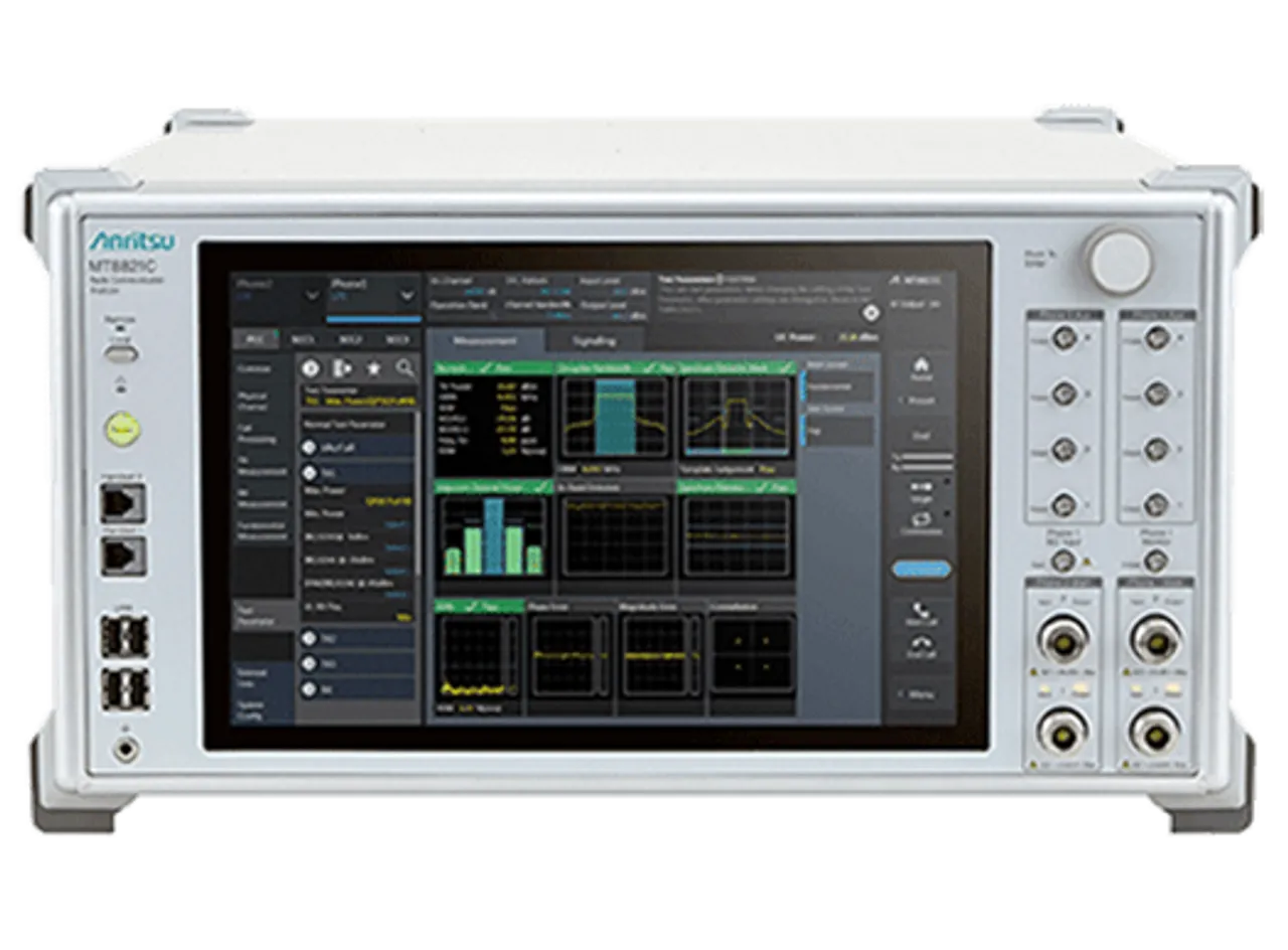 Anritsu, Samsung test radio communication analyzer MT8821C