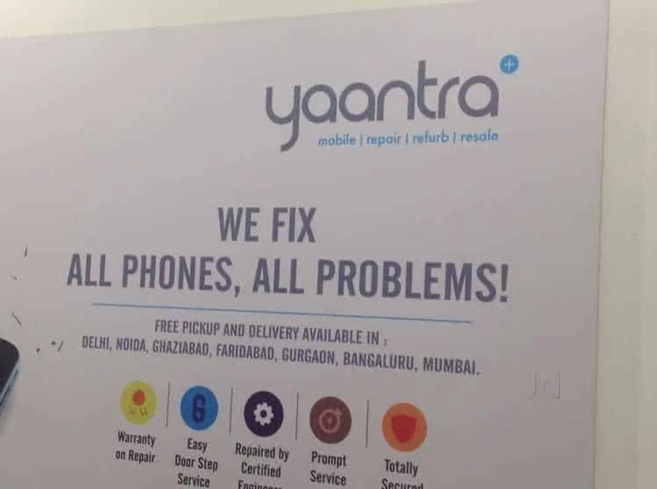 Mobile repair, refurbishment startup Yaantra raises $3.1 million