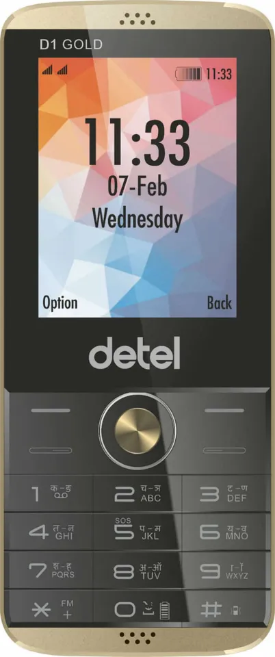 Detel launches its first premium feature phone : D1 Gold