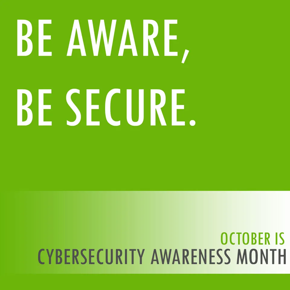 October CyberSecurity Awareness Month e