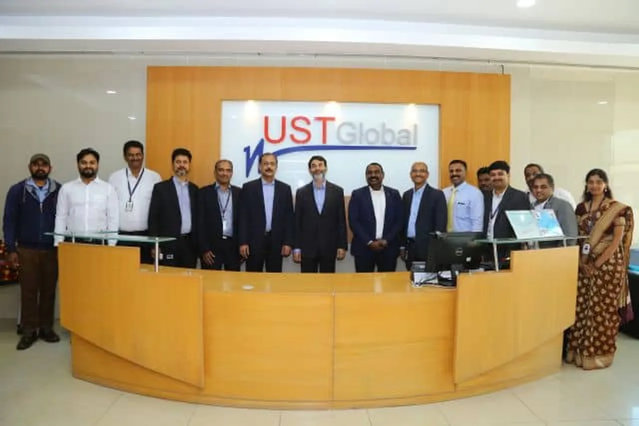 Nov UST Global team with Mr. Jayesh Ranjan