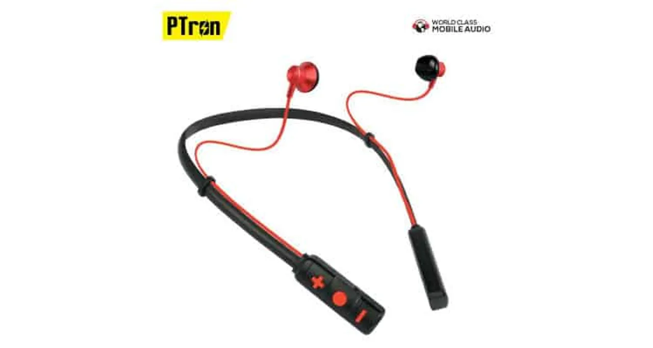 PTron launches Tangent Pro- The flexible neckband Bluetooth earphones