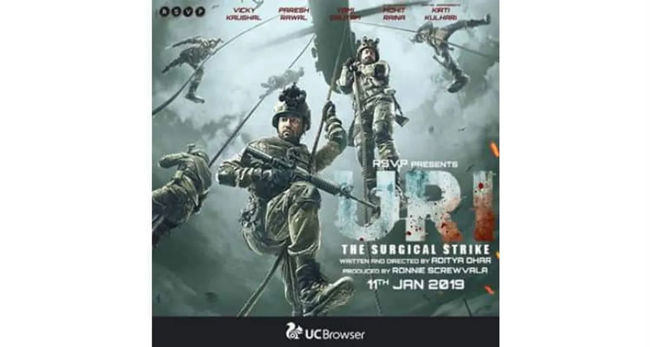 UC Browser Ties up with RSVP to Promote Vicky Kaushal’s URI: The Surgical Strike