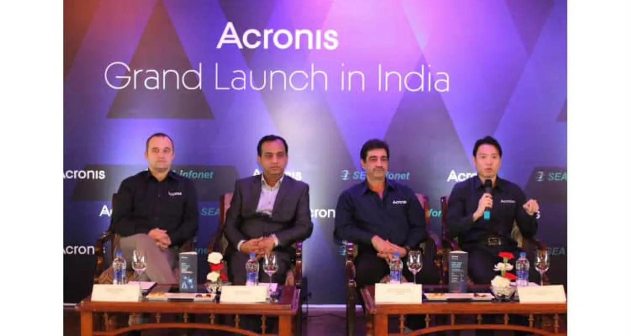 Acronis Forms An Alliance with SEA Infonet Bringing Advanced Cyber Protection To India