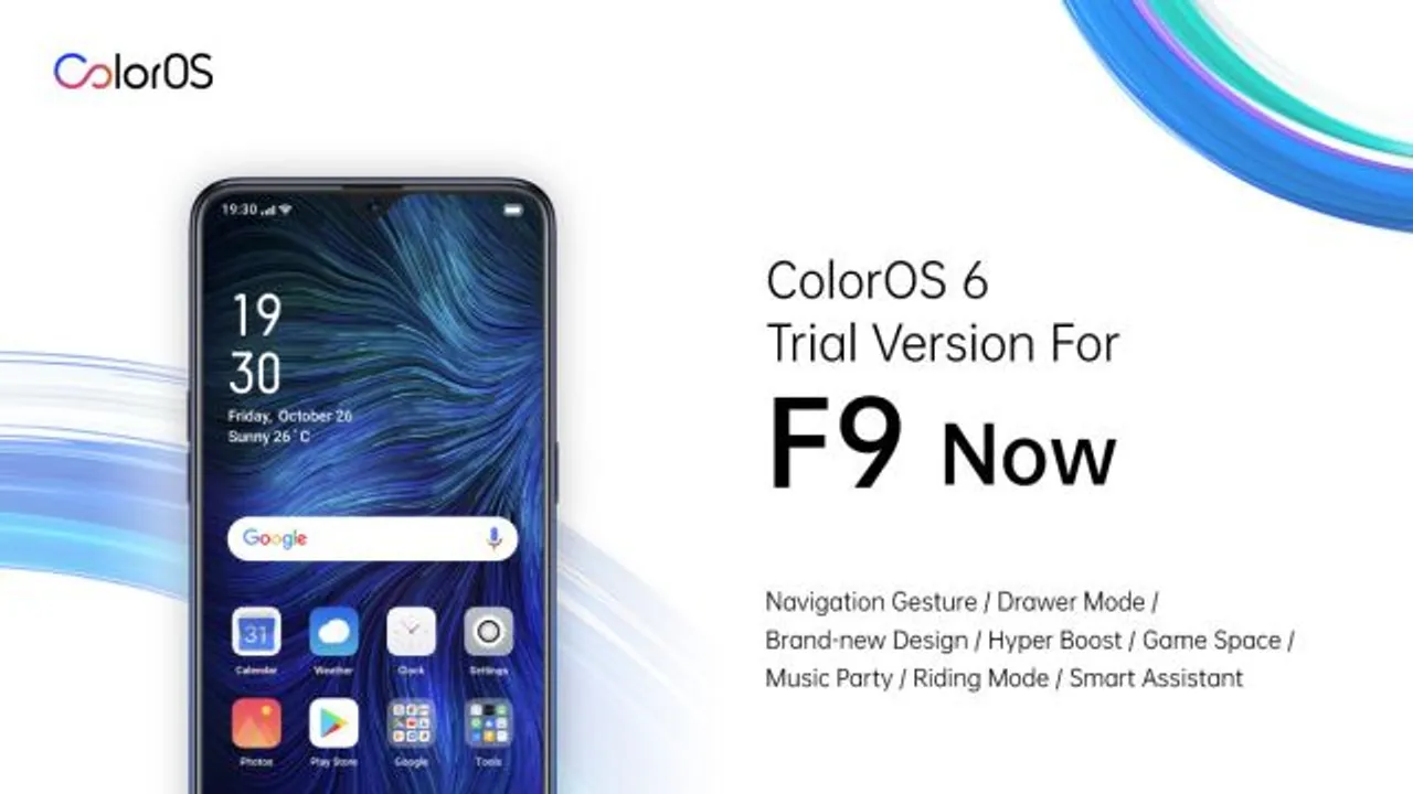 ColorOS 6 upgrade on OPPO F9