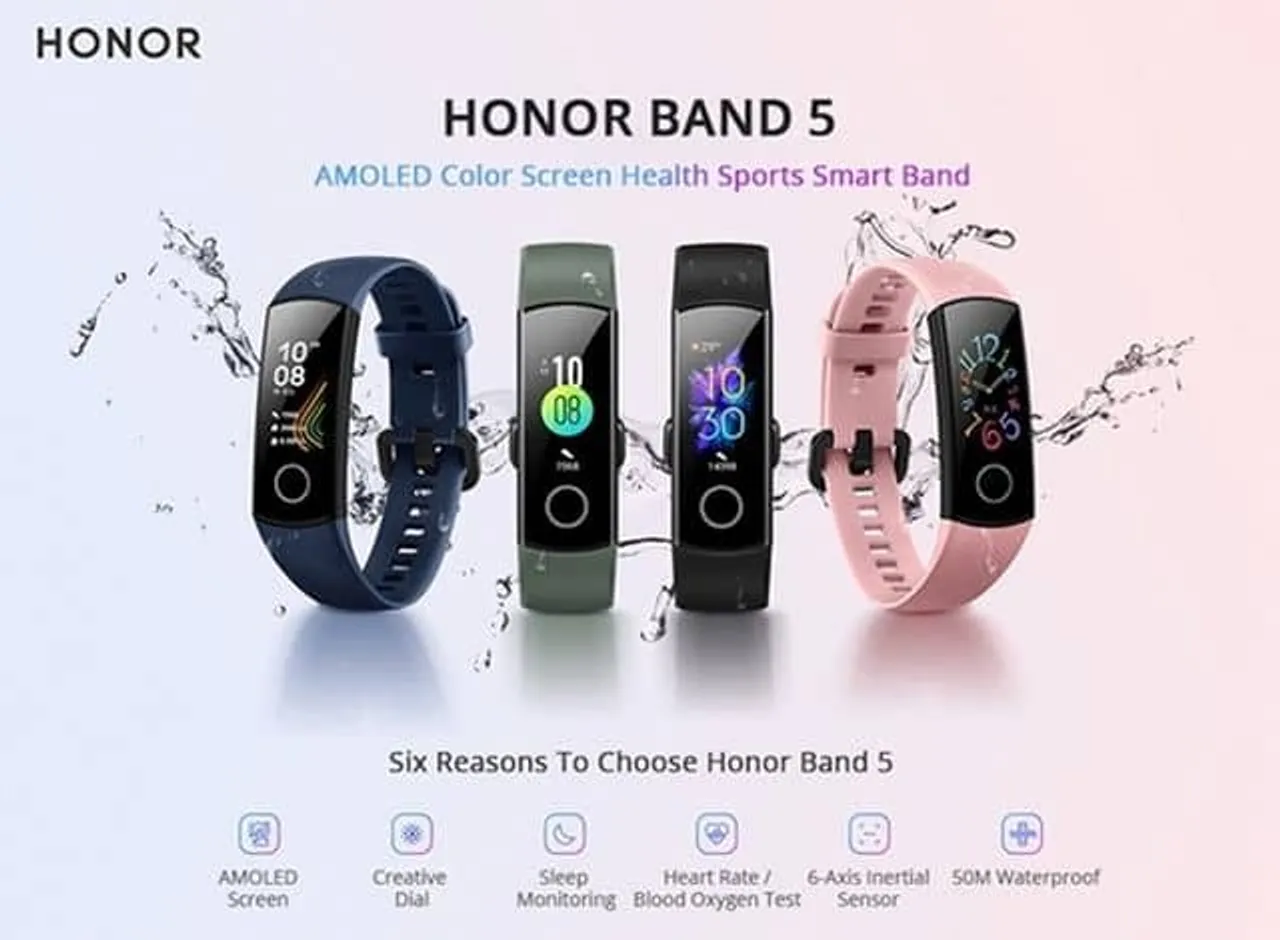 HONOR BAND 5 comes with modern technologies