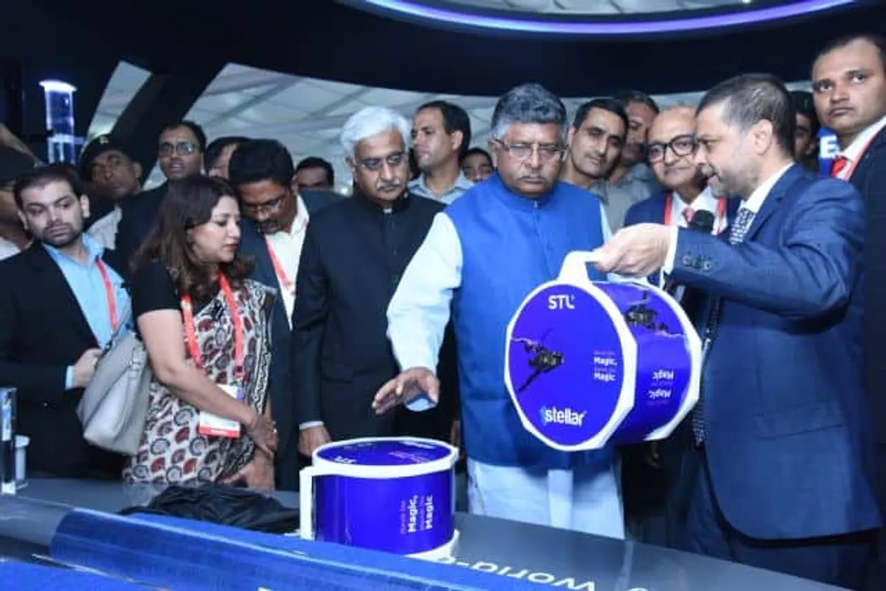 At IMC 2019, STL unveils Stellar Fibre in the  presence of Union Minister Ravi Shankar Prasad