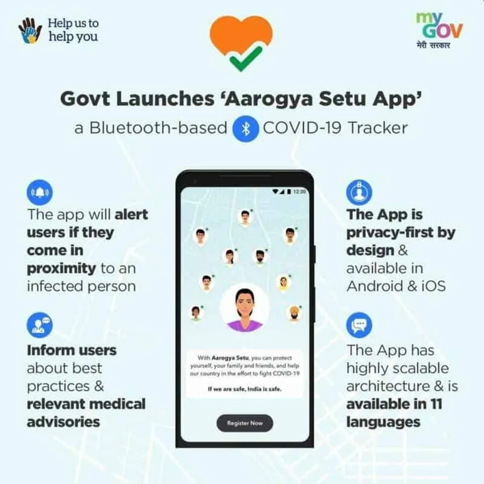 Aarogya Setu App clocks 50 million users in 13 days; DST integrates GIS for better tracing